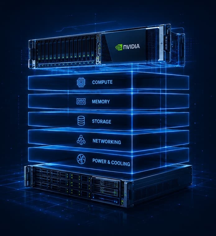 Layered AI server platform architecture