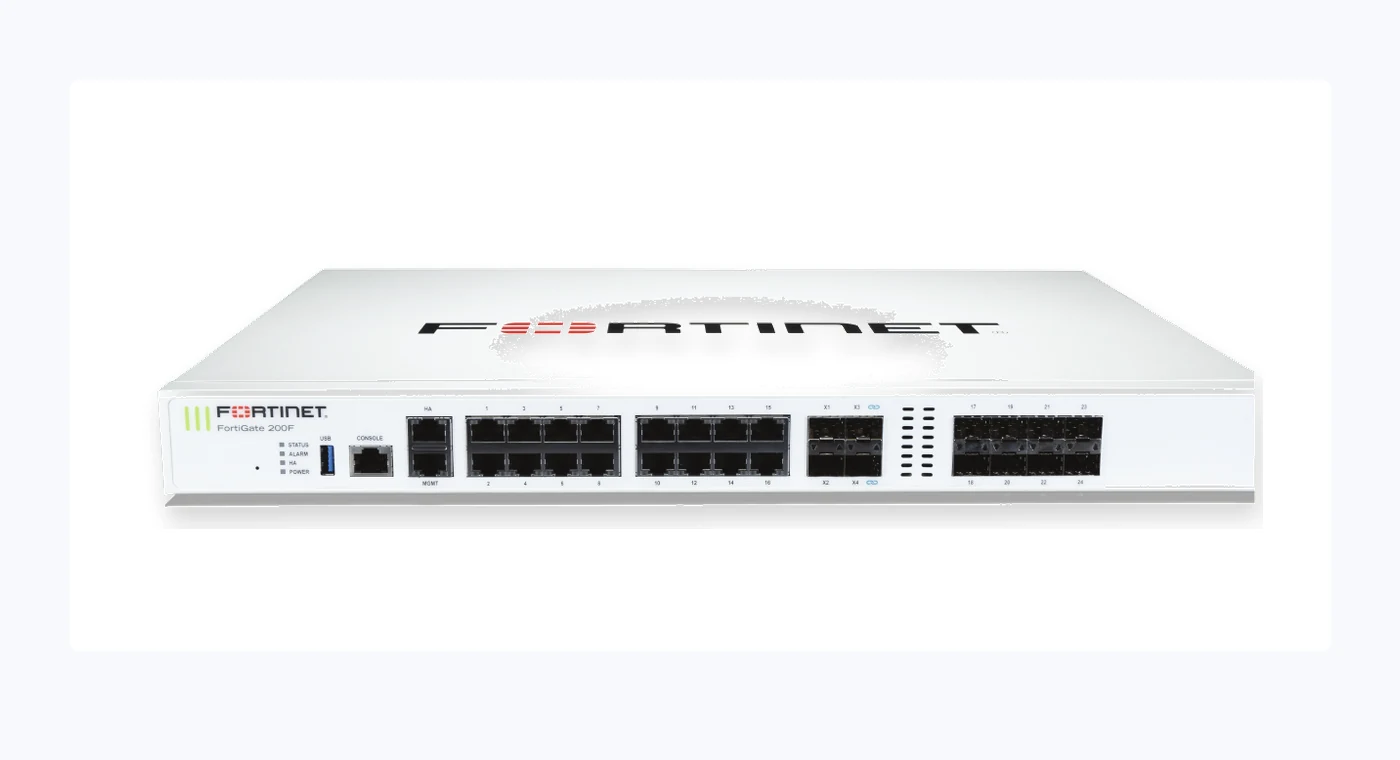 Fortinet FortiGate 200F Enterprise Protection, 1 Year - FG-200F-BDL-809-12