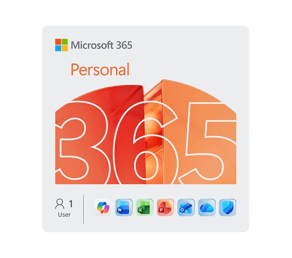 MICROSOFT 365 Personal - 12 months (automatic renewal) for 1 user