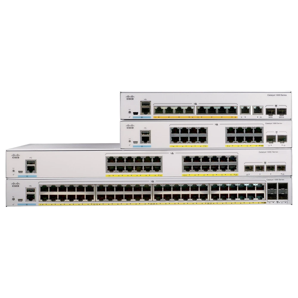 Cisco Catalyst 1000 24-Port Gigabit Ethernet Switch (Non-PoE) — C1000-24T-4G-L