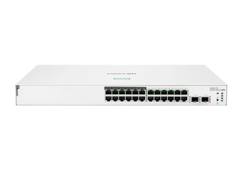 HPE Networking Instant On 1830 24G 12p Class4 PoE 2SFP 195W Switch