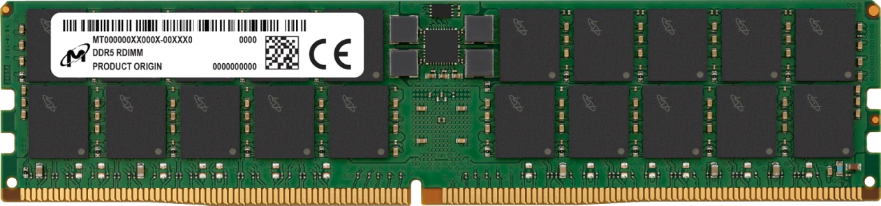 Micron 64GB DDR5-5600 ECC Registered RDIMM 2Rx4