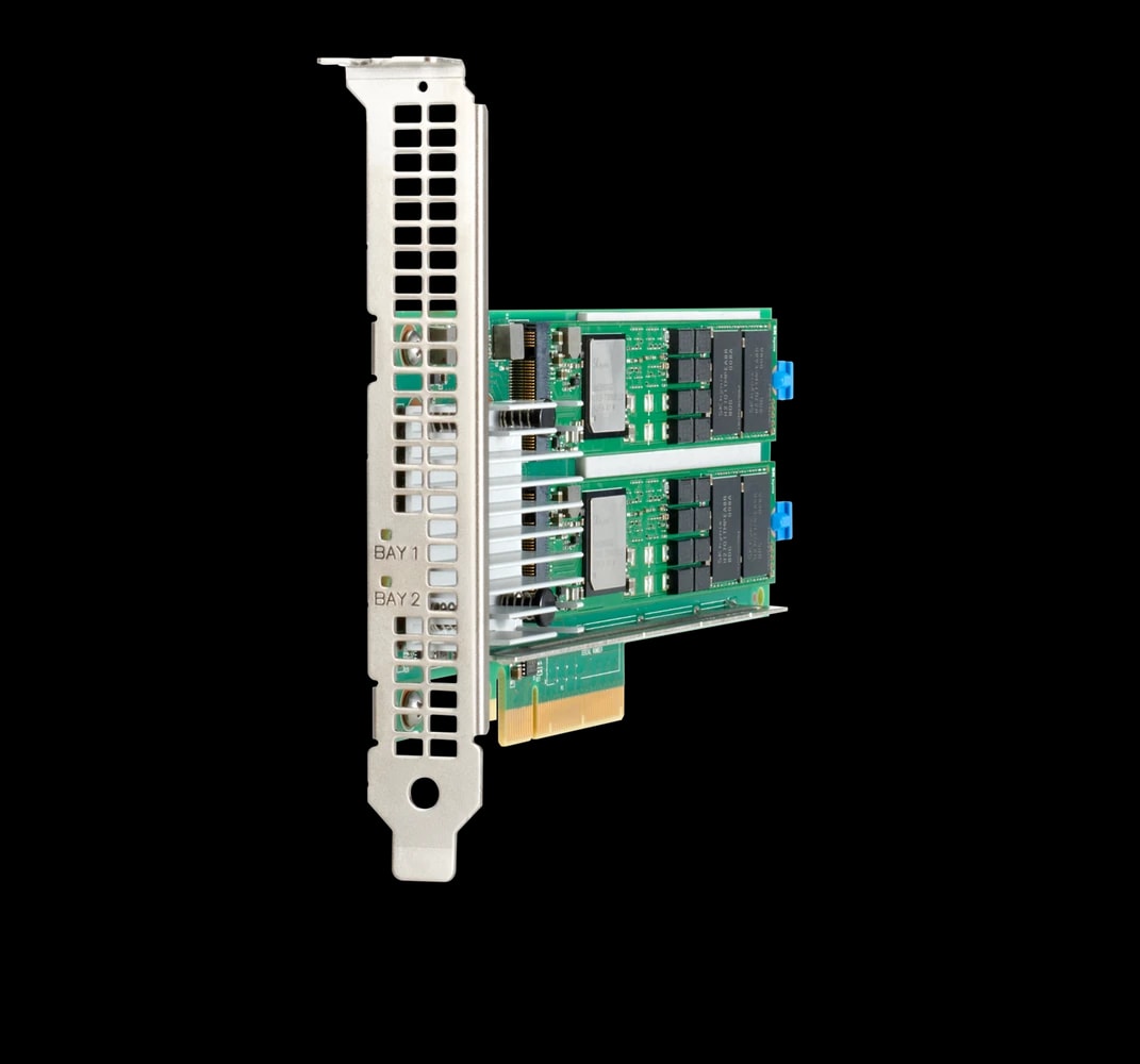 HPE NS204i-u Gen11 NVMe Hot-Plug Boot Optimised Storage Device (2 × 480 GB M.2 NVMe, RAID 1)