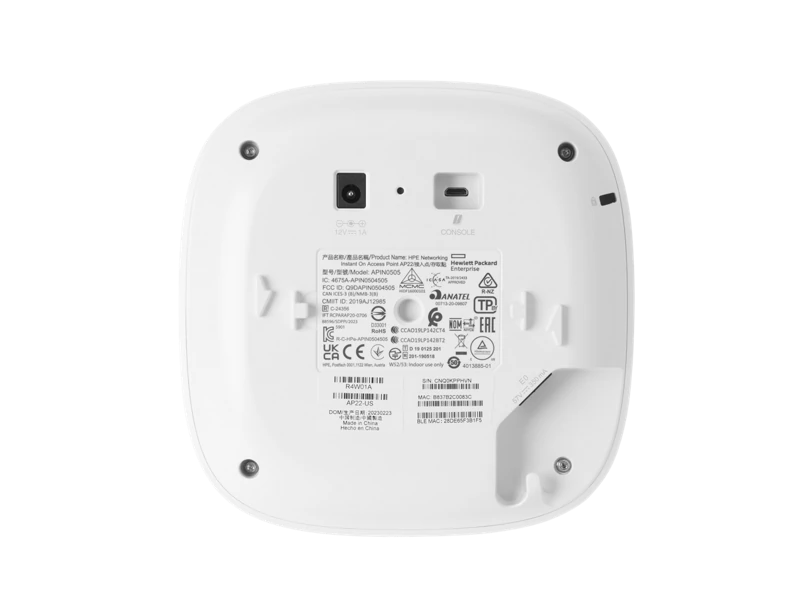 HPE Networking Instant On AP22 Indoor Wi-Fi 6 Access Point (RW)