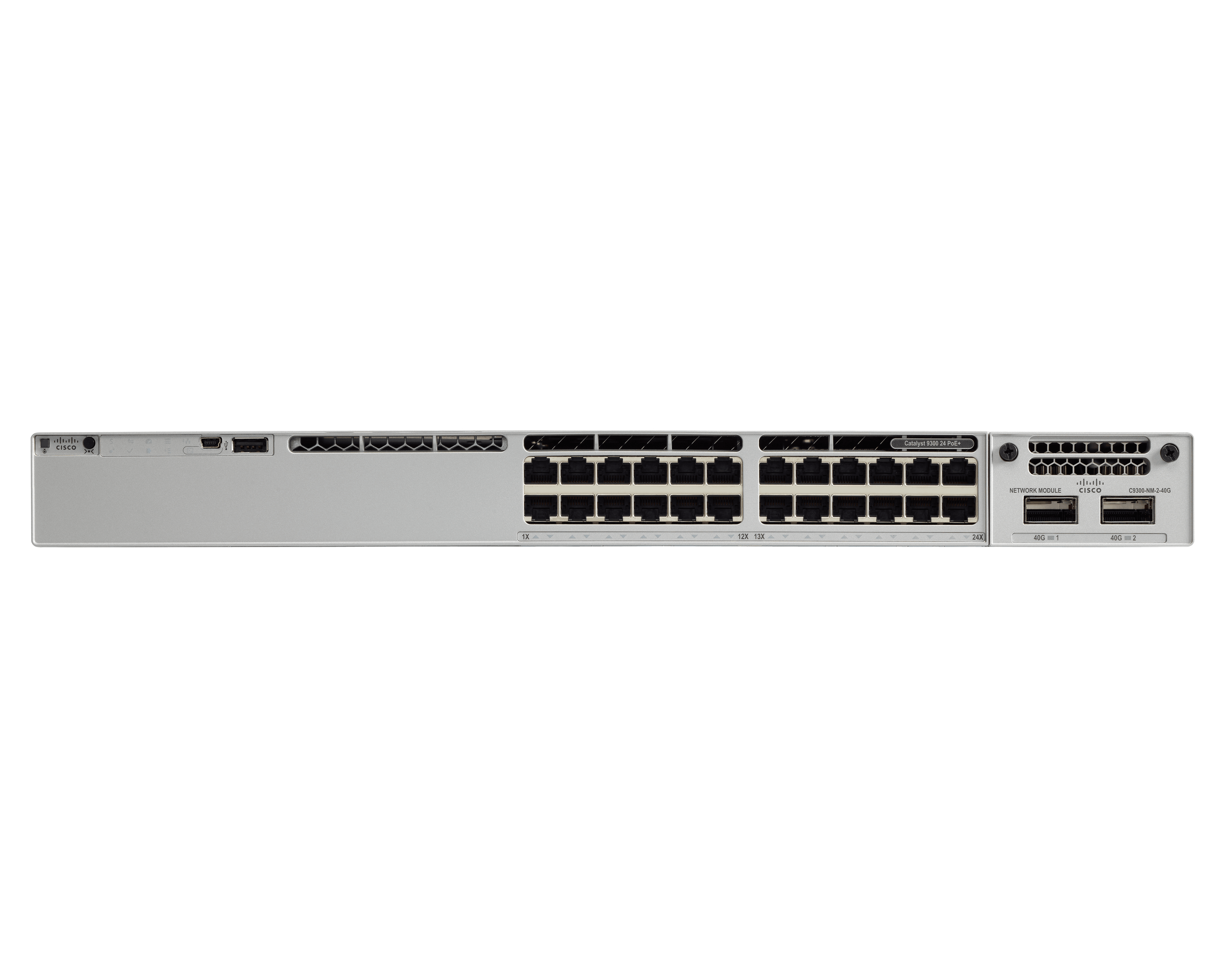 Cisco Catalyst 9300 24-Port PoE+ Network Essentials Switch — family image