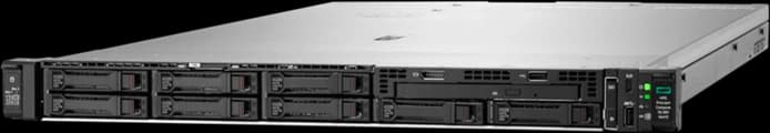 Representative HPE ProLiant rack server