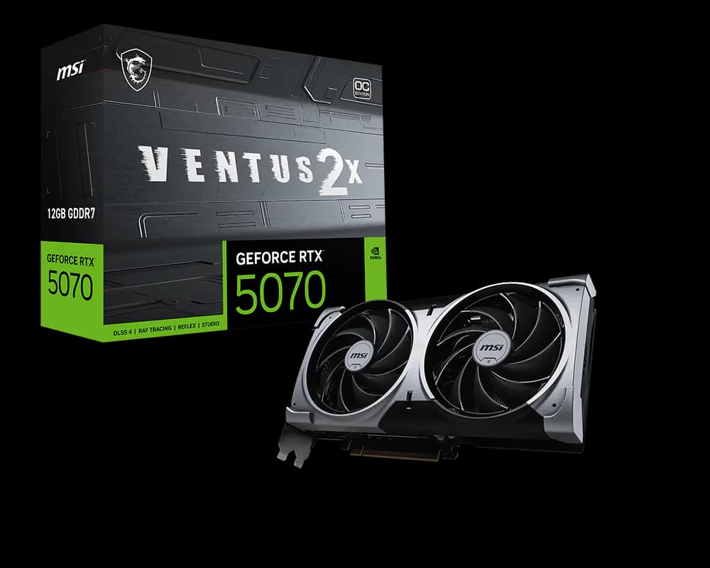 MSI GeForce RTX 5070 VENTUS 2X OC 12G