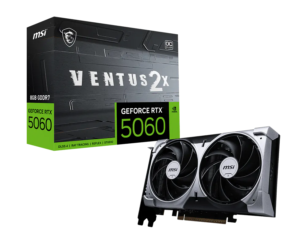 MSI GeForce RTX 5060 VENTUS 2X OC 8G