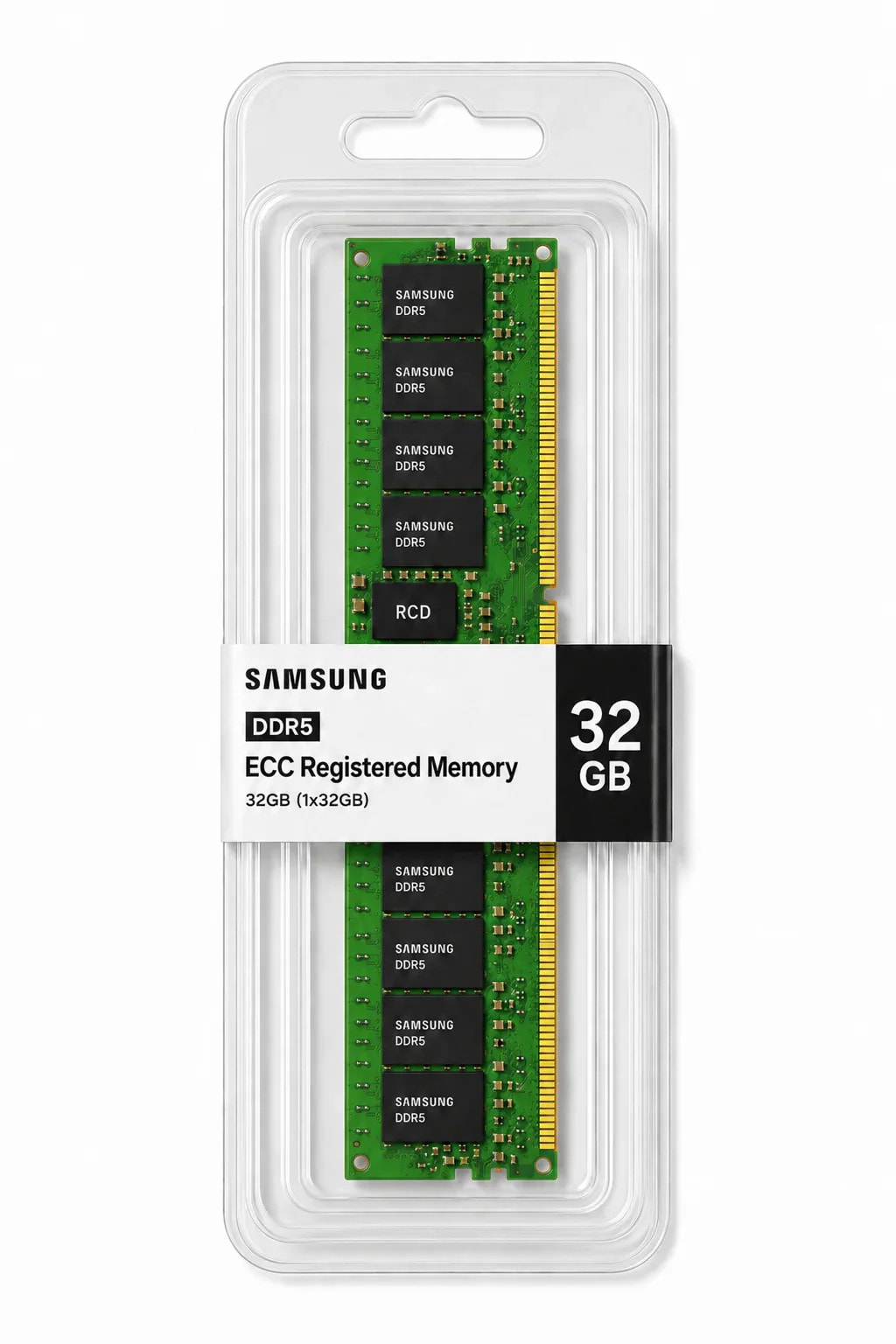 Samsung 32GB DDR5-4800 RDIMM 2Rx8 ECC Registered Server Memory (PC5-38400)