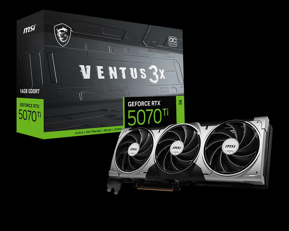 MSI GeForce RTX 5070 Ti VENTUS 3X OC 16G
