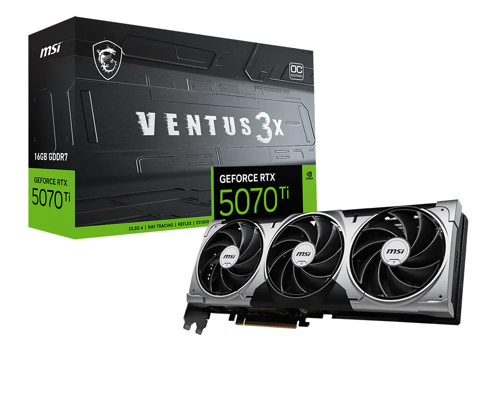 MSI GeForce RTX 5070 Ti VENTUS 3X OC 16G