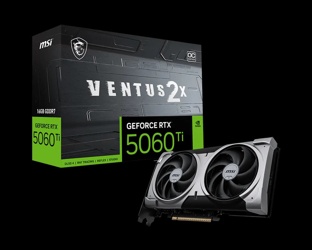 MSI GeForce RTX 5060 Ti VENTUS 2X OC PLUS 16G