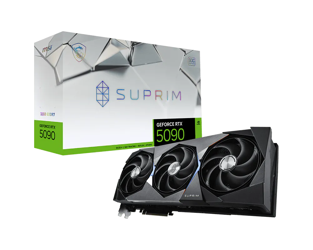 MSI GeForce RTX 5090 SUPRIM SOC 32G